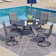 4- Person Round Dining Table With Swivel Chairs