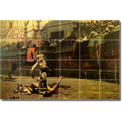 Carreau de céramique décorative 36 po x 24 po 6 po x 6 po