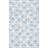 Kollman Hand Tufted Wool/Cotton Geometric Rug in Ivory/Blue-1192743640