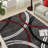 Weekes Performance Area Rug in Gray/Red/Black-1105386906