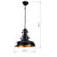 Luminaire suspendu industriel à balise simple