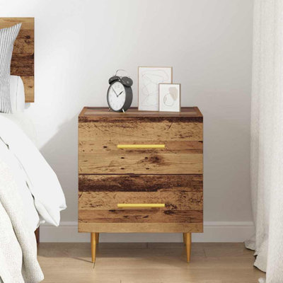 40cm W Manufactured Wood Bedside Table