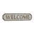 Metal Welcome Sign Brown Wall Decor
