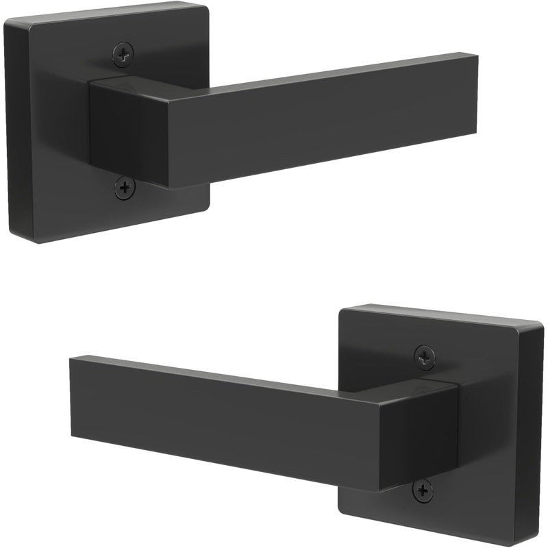Fausse poignée de porte noire matte, poignée décorative robuste pour garde-robe de garde-robe de garde-robe