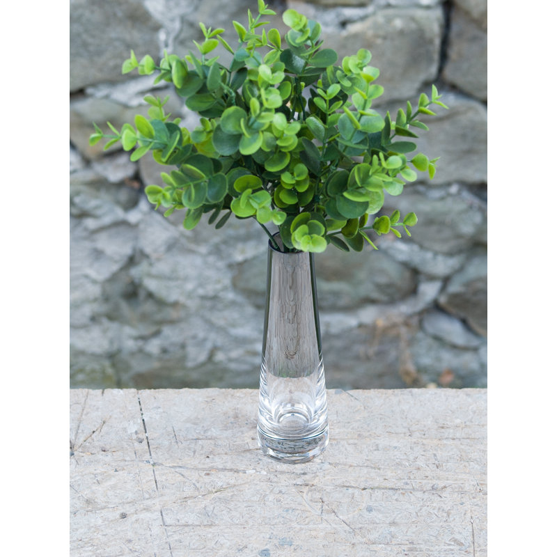 Vase en verre Bud, H 7,60 po x l 1,20 po x P 1,20 po