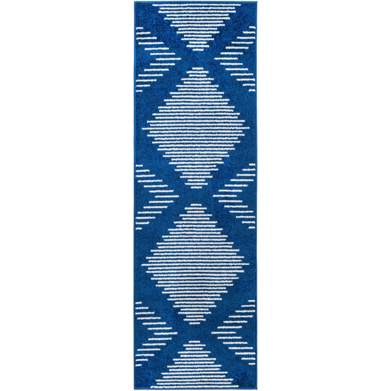 Geometric Indoor Rug, Runner 2' x 6'