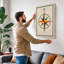 Compass Rose Geometric - Wrapped Canvas-1594153321-1594153324