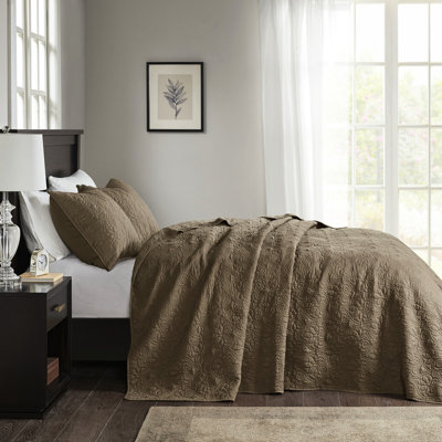 Ensemble de literie King réversible - Couvre-lit surdimensionné garni de coton, 2 taies d'oreiller pour un contrôle des odeurs réduit et une hygiène améliorée.