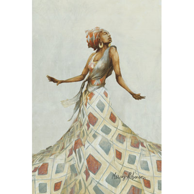 Mercy Woman Solo - Wrapped Canvas Print