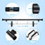 Delquan Matte Black Curtain Track/Rail