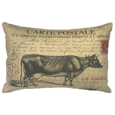 Linen Reversible Throw Pillow