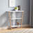 Botwinick 31.25'' W Rectangle Standing Desk, Console Table with Three Open Shelves-2033123075