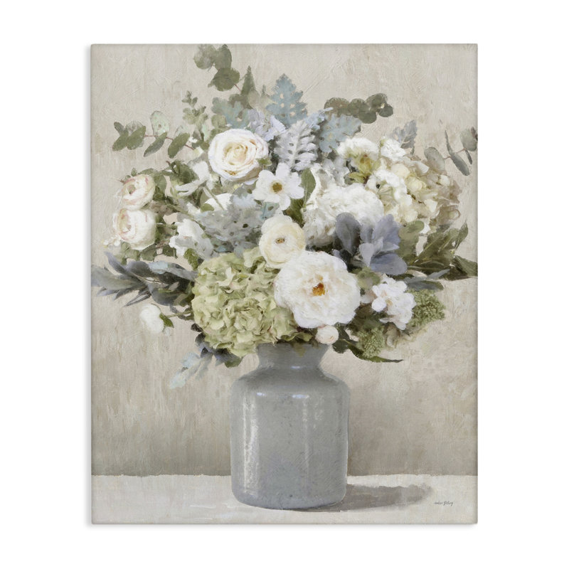 Toile Fresh Garden Bouquet, design par Amber Sterling, H 48 po x l 36 po