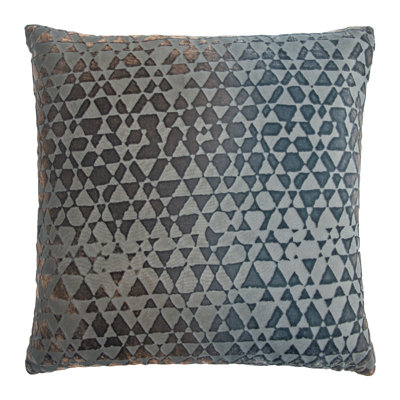 Triangles Square Velvet Pillow Cover & Insert