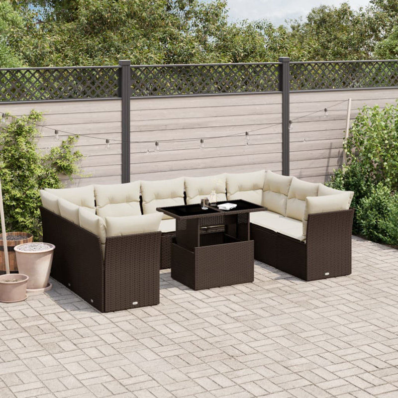 Ensemble de canapé de jardin Vidaxl