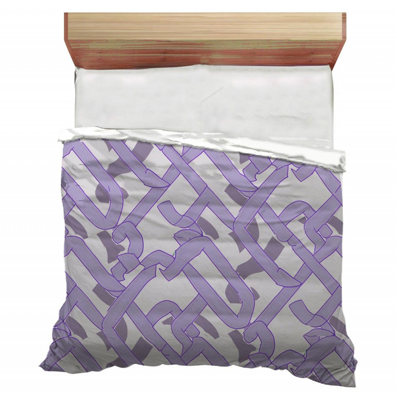 Plain Weave Muslin Machine Printed Duvet Cover, Twin Duvet Cover