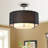 Harvel 5 - Light Dimmable Drum Chandelier