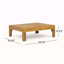 Causeuse modulaire à 2 places avec table basse X-Back, parfaite pour les salons confortables et élégants