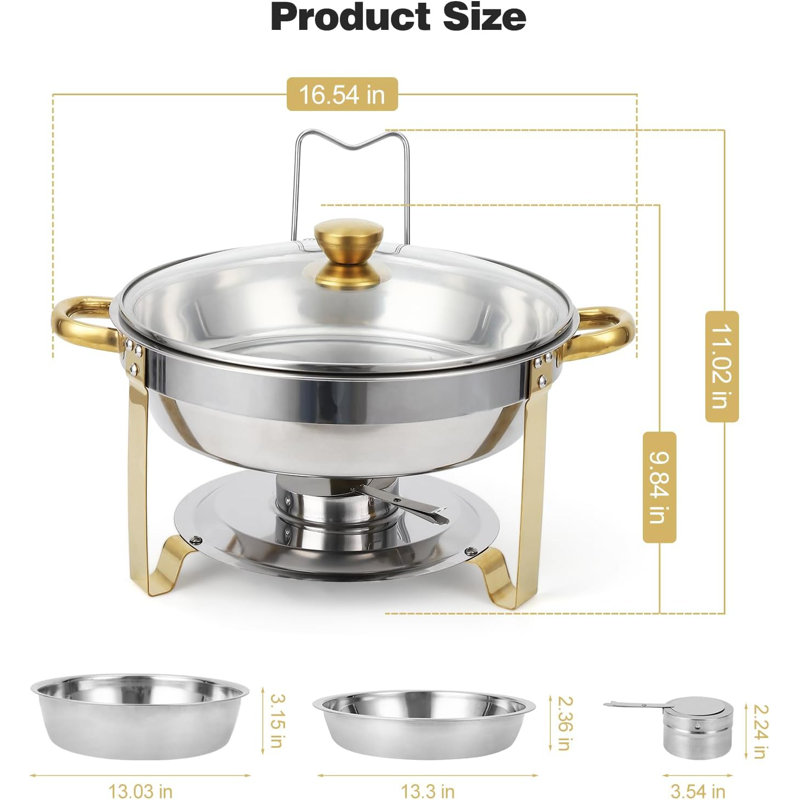 Chafing Dishes, Gold