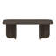 Modern Walnut Coffee Table, 47.2 x 16.3 x 23.4 Inches | 100% Melamine Coated Particle Board, Thickness: 0.7 Inches | Stylish Solid Colour Design, Perfect for Living Room & Lounge Areas, Durable & Elegant-486838249-486838250