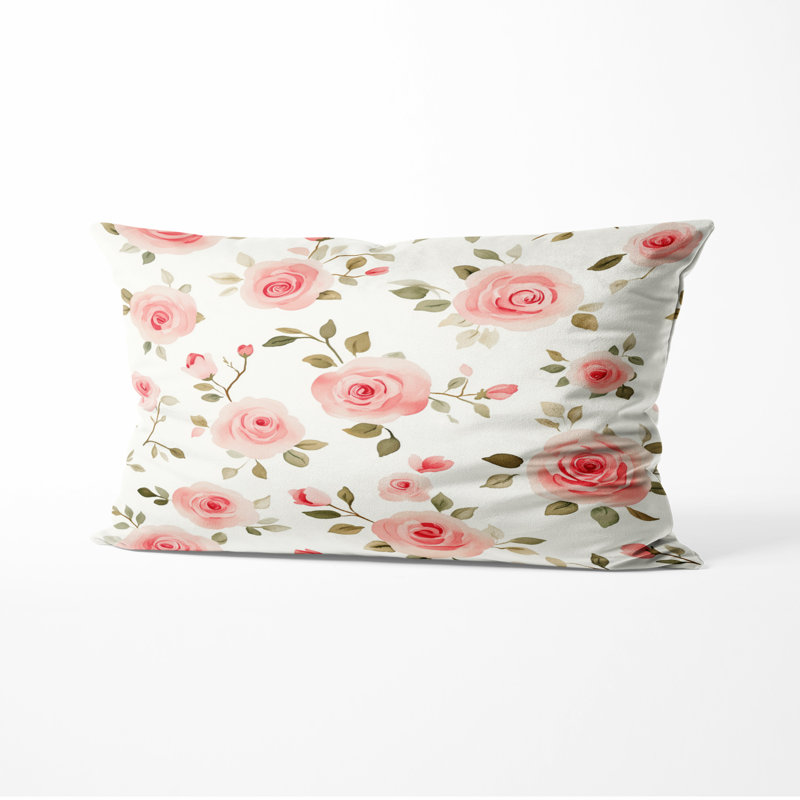 Coussin Floral, H 12 po x l 20 po