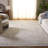 Matroni Hand Tufted Pet Yarn/Wool/Cotton Abstract Rug in Light Blue/Ivory-1513046165