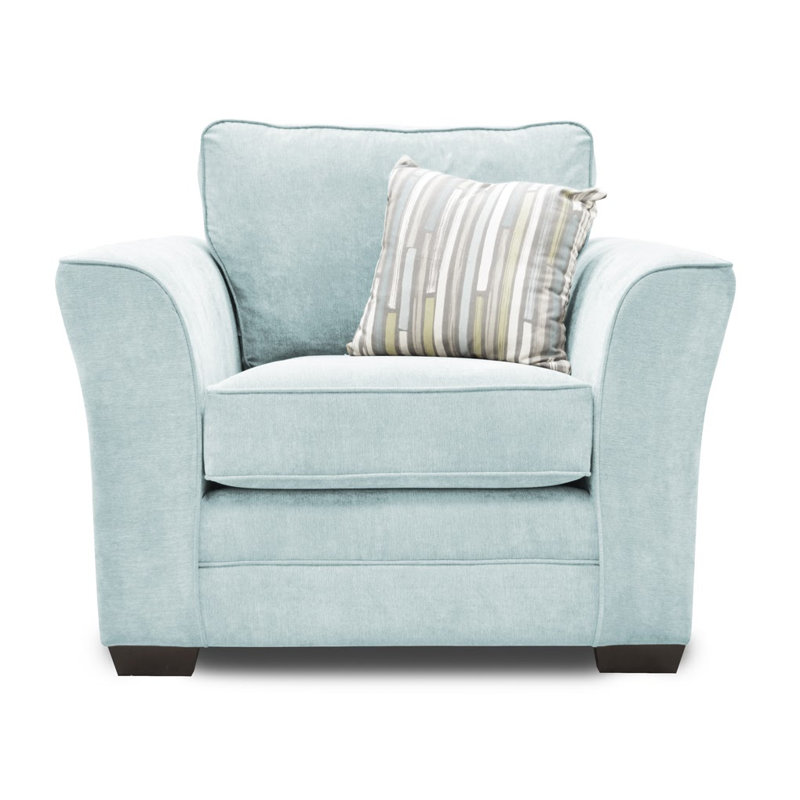 Belvidere Upholstered Armchair, Sky