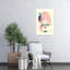 Art contemporain, art mural coloré-306509677