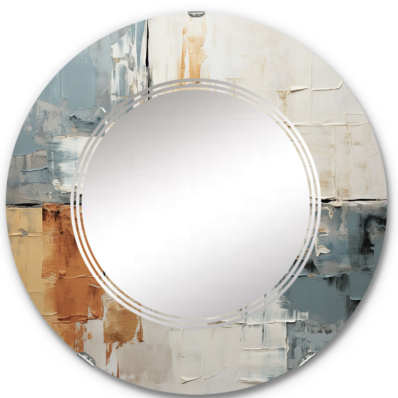 PC portables - Miroir mural rond moderne, 24 po x 24 po