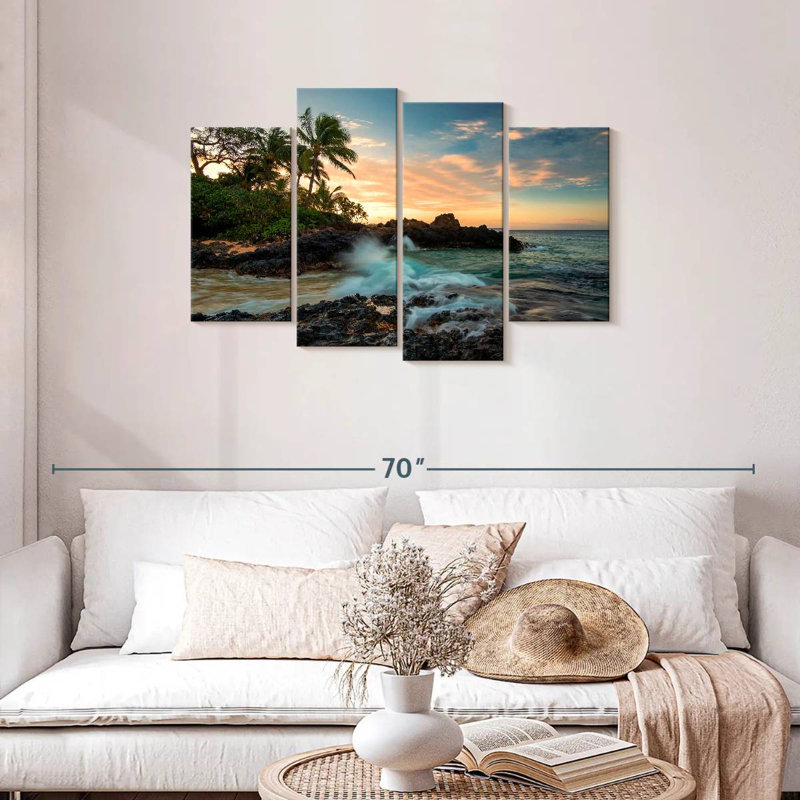 Nicci Makena Cove Sunset, H 27 po x l 43 po
