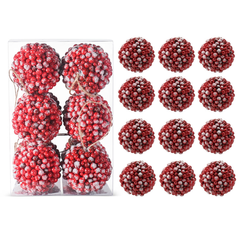Ensemble d'ornement boule 12 pièces