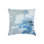 Beige Brushstroke Floral Linen Euro Pillow 26x26 with Down Insert