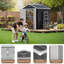 Remises de jardin en métal 8 pi x 6 pi