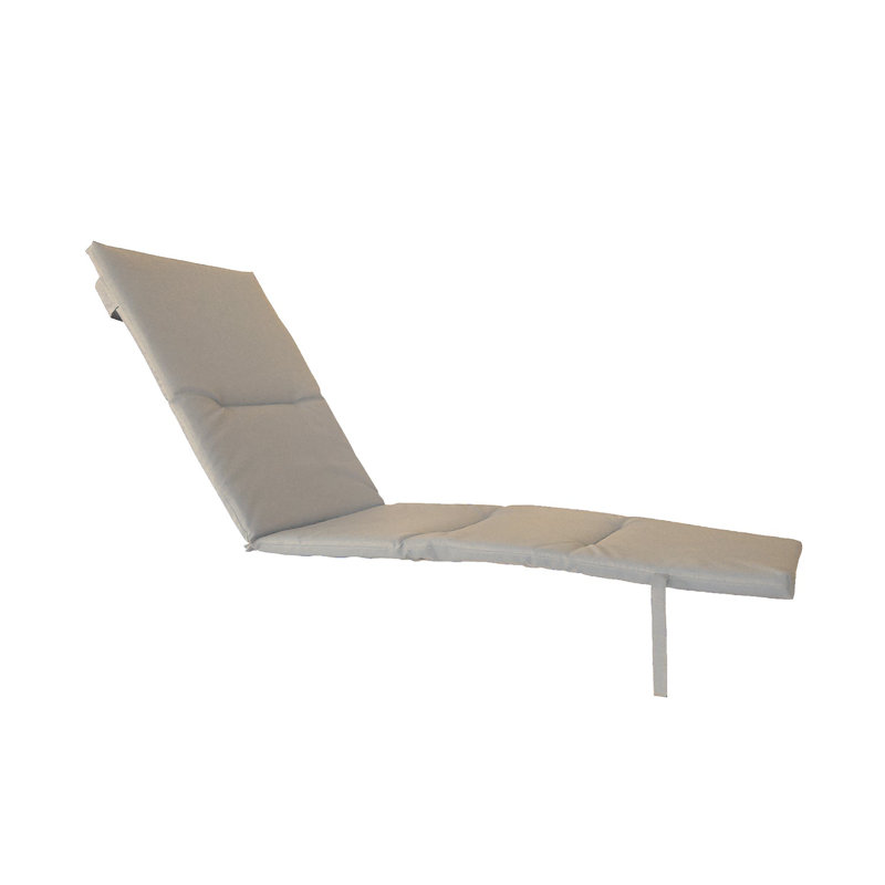 Grosfillex Bahia Eco Chaise Cushion, Beige