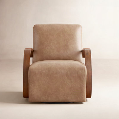 Oak Swivel Armchair