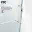 Cabine de douche à charnière sans cadre avec verre transparent 3/8 et base Monteray l 48 po x P 32 po x H 79 po-81647642-81647644