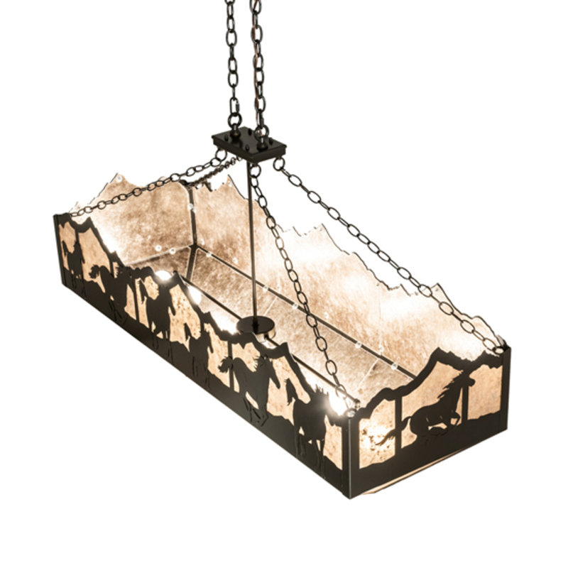 Running Horses 6 - Light Pendant