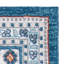 Tapis intérieur/extérieur bleu foncé/ivoire oriental Slesnick-314723711