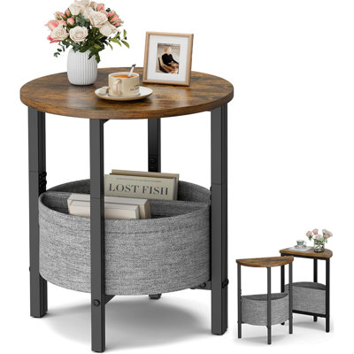 Set of 2 Modern Accent End Tables