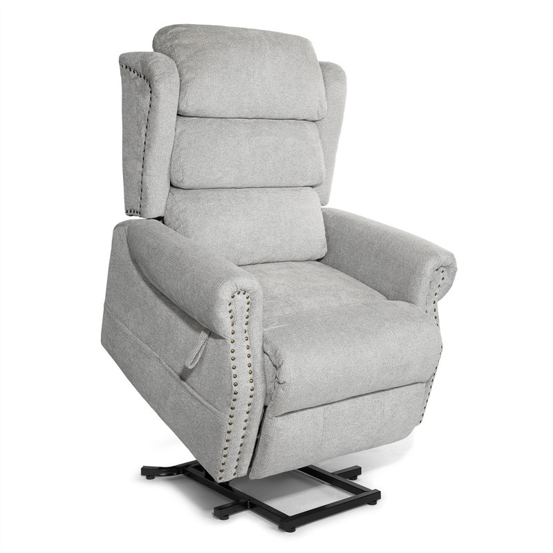 Fauteuil inclinable inclinable standard en tissu 28 po avec massage à 8 points, fauteuil inclinable à dossier réglable