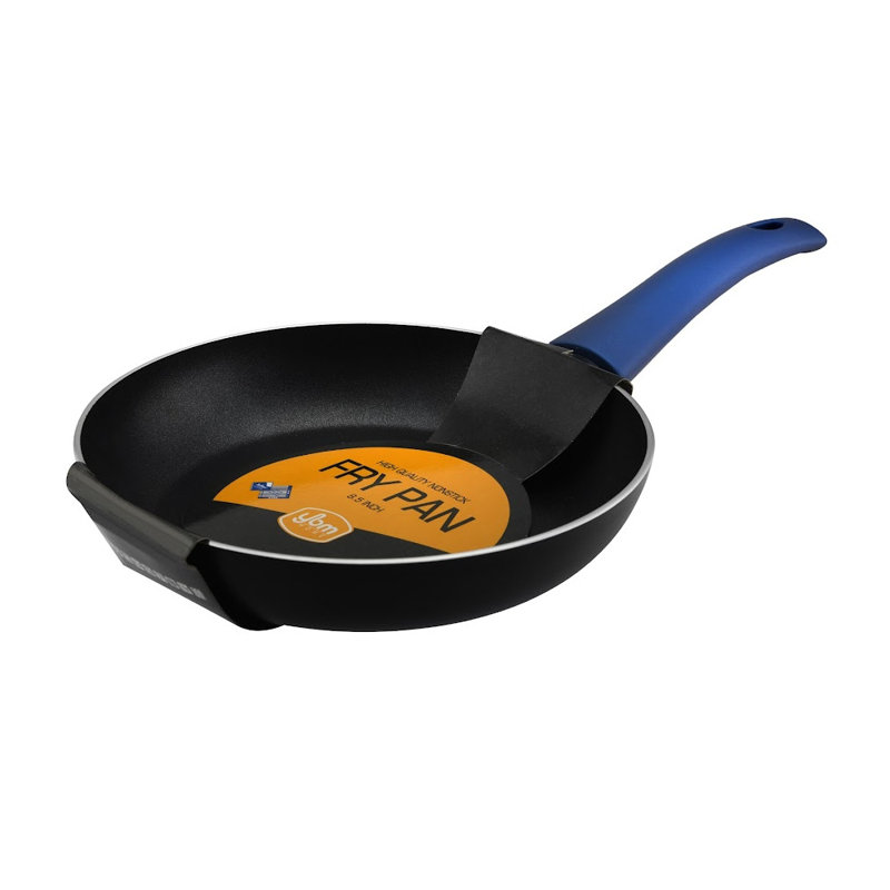 Poêle à frire anti-adhérent home ybm, 11 po, Bleu