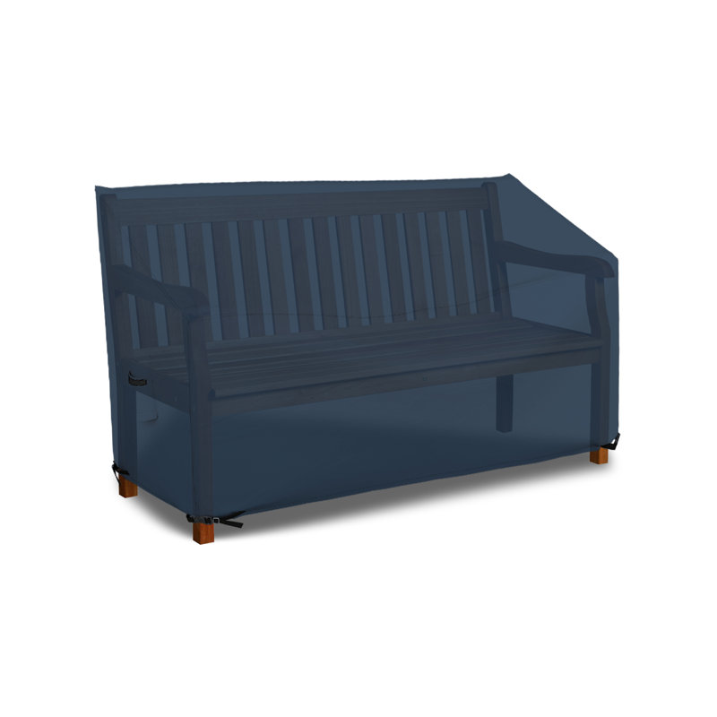 HeavyDuty Multipurpose Waterproof Outdoor Bench Cover, Patio Lounge 3-Seat Deep Bench Cover, 28.5" H x 50" W x 30" D, Blue