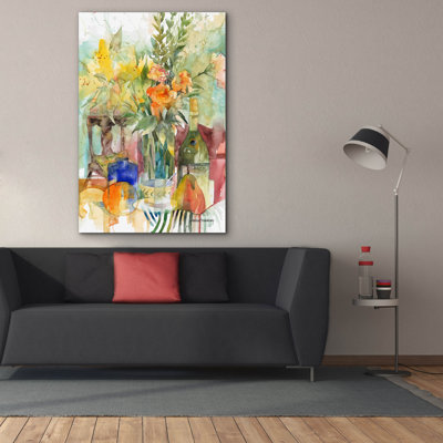 Winston Porter 'Blue Bottle' by Annelein Beukenkamp Canvas Wall Art
