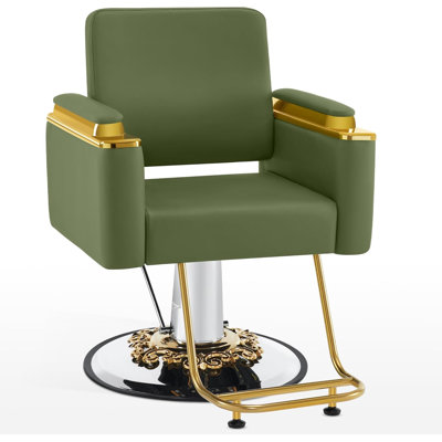 Lorianna Luxurious Salon Chair, Height Adjustable Salon Beauty Spa Styling Barber Chair