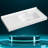 Solid Surface 43" Right Offset Single Bathroom Vanity Top In White Bathroom Countertop With Sink