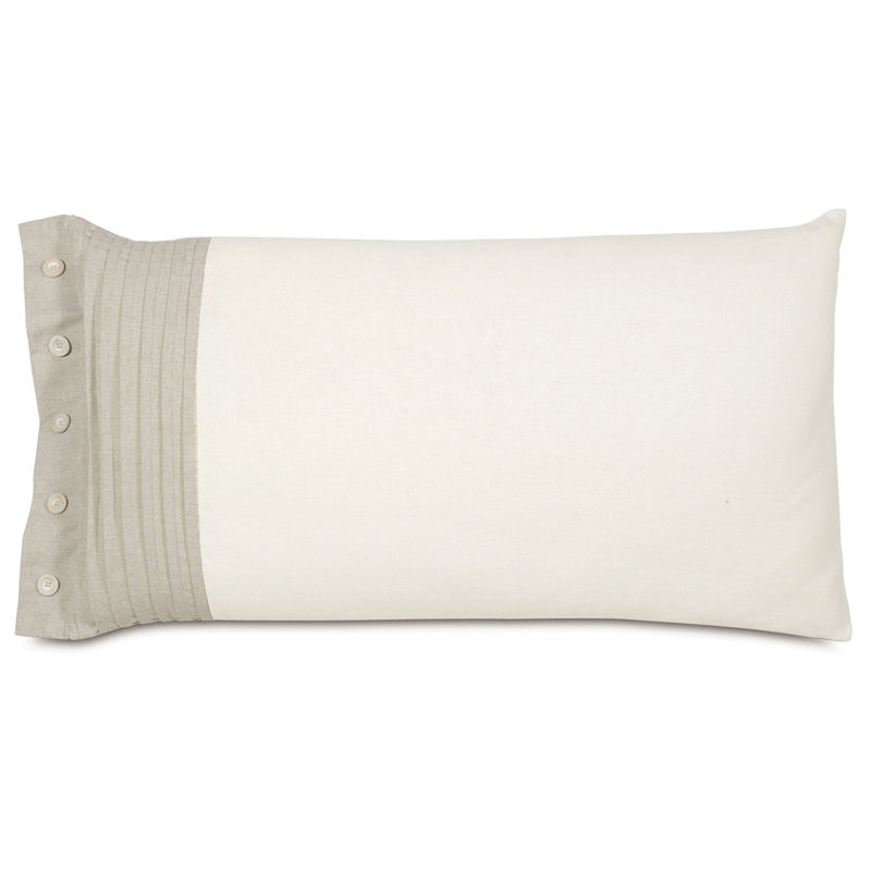 Full Size Blue and Beige Cotton Striped Duvet Cover Set