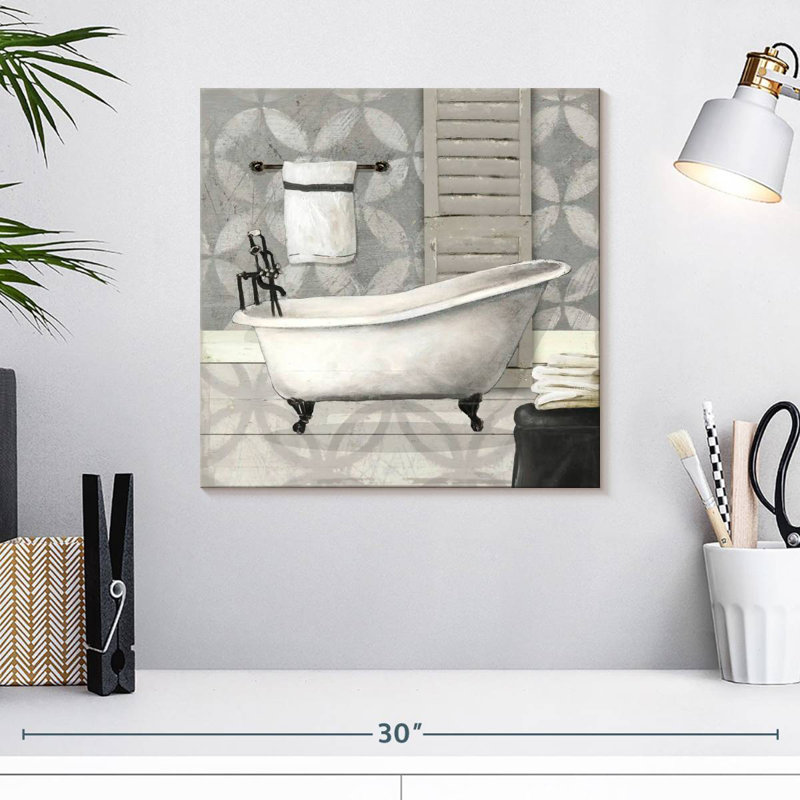 Bain gris I, H 16 po x l 16 po