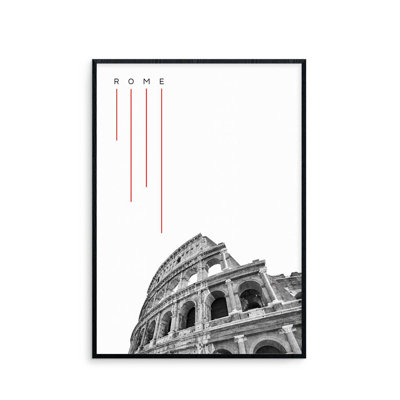 Rome 1 Piece Single Picture Frame Wall Art
