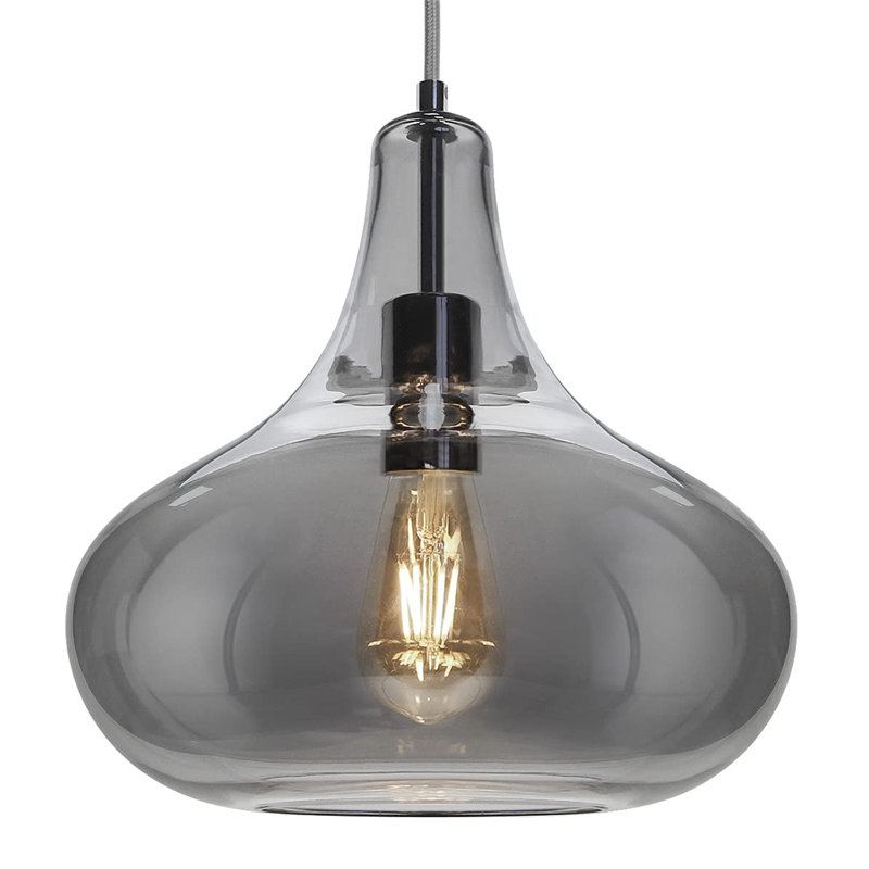 URBNLIVING 1 - Light Black Single Pendant