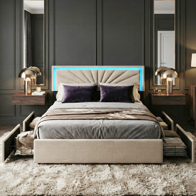 Upholstered Storage Bed